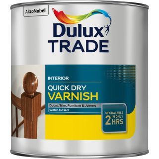 Dulux Trade Quick Dry Varnish Satin - Mixed Colour