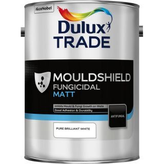 Dulux Trade Mouldshield Fungicidal Matt - Brilliant White