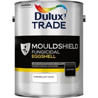 Dulux Trade Mouldshield Fungicidal Eggshell - Brilliant White