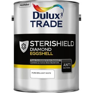 Dulux Trade Sterishield Diamond Eggshell - Brilliant White