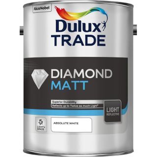 Dulux Trade Diamond Matt Light & Space - Absolute White