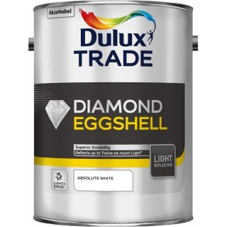 Dulux Trade Diamond Eggshell Light & Space - Absolute White