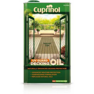 Cuprinol UV Guard Decking Oil - Natural Oak
