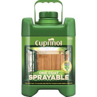 Cuprinol One Coat Sprayable Fence Treatment - Harvest Brown
