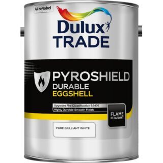 Dulux Trade Pyroshield Durable Eggshell - Brilliant White