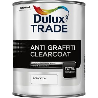 Dulux Trade Anti Graffiti Clearcoat Activator Paint - 1.09L