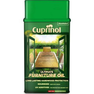 Cuprinol Ultimate Hardwood Furniture Oil - Clear 1L
