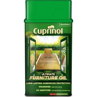 Cuprinol Ultimate Hardwood Furniture Oil - Mahogany 1L