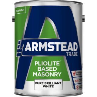 Armstead Trade Endurance Pliolite Based Masonry Paint - Brilliant White