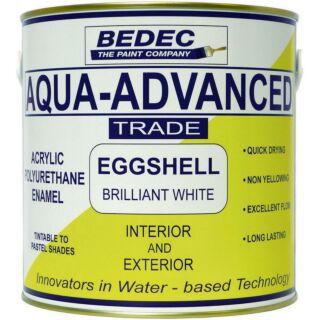 Bedec Aqua Advanced Eggshell - Brilliant White