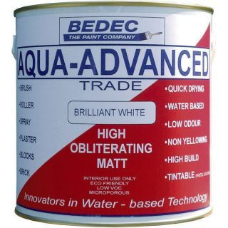 Bedec Aqua Advanced High Obliterating Matt - Brilliant White