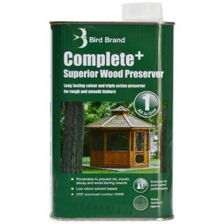 Bird Brand Complete+ Superior Wood Preserver - Dark Brown