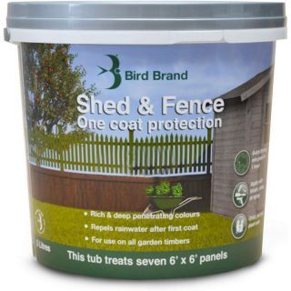 Bird Brand Shed & Fence One Coat Protection - Silver Birch