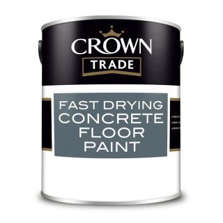 Crown Trade Fast Drying Concrete Floor Paint - Grey