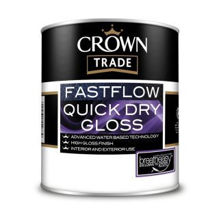Crown Trade Fastflow Quick Dry Gloss - Black