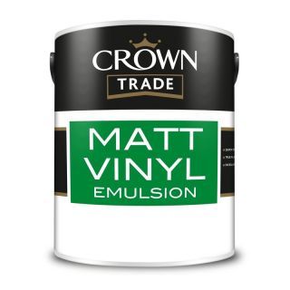 Crown Trade Matt Vinyl Emulsion - Soft White