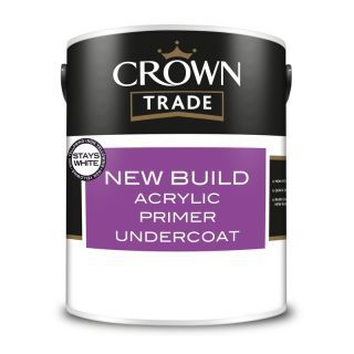 Crown Trade New Build Acrylic Primer Undercoat - White