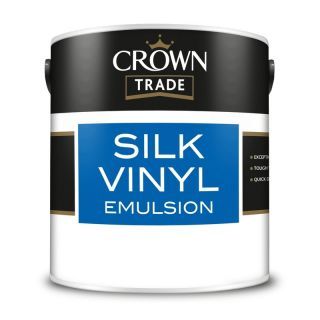 Crown Trade Silk Vinyl Emulsion - Soft White