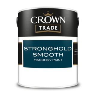 Crown Trade Stronghold Smooth Masonry Paint - Soft White