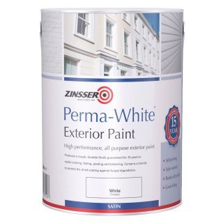 Zinsser Perma-White Exterior Satin - White