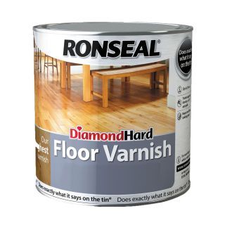 Ronseal Diamond Hard Floor Varnish - White Ash