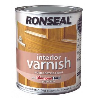 Ronseal Interior Varnish Satin - Light Oak