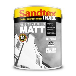 Sandtex Trade Fine Textured Matt Cornish Cream